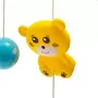Carusel muzical, BabyMix, Pentru patut bebelusi, Cu proiectii, Cu melodii si sunete ale naturii, Cu 11 jucarii, Red - 8