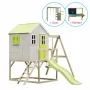 Casuta de gradina Lime Lodge cu tobogan, leagan, modul sport si bucatarie, Wendi Toys - 1