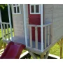 Casuta copii, de gradina Nordic Adventure House cu platforma cu loc pentru nisip, tobogan si leagan dublu (M30R), Wendi Toys - 7