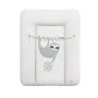 Saltea de infasat, Ceba Baby moale lenesul Candy Andy, Fara ftalati, 70 x 50 cm, Alb/Gri - 1