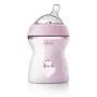 Biberon anticolici, Chicco, Natural Feeling, Plastic, Cu tetina Din silicon moale, Pentru hranire alternativa, Potrivit pentru nou-nascuti si sugari, Fara BPA, 250 ml, 2 luni+, Roz - 1
