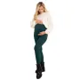 Colanti, Pentru gravide, Grosi, Pentru vremea rece, Cu talie speciala, Certificati Oeko Tex Standard 100, Din bumbac si elastan, Masura S, Green - 12