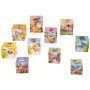 Cuburi educative cu multiple moduri de aranjare, 10 piese, 18 luni+ - 2