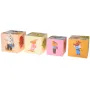 Cuburi educative cu multiple moduri de aranjare, 10 piese, 18 luni+ - 6