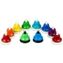 Geanta cu set de 10 clopotei cu buton acordati - 1