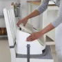 Scaun inaltator, Ingenuity, 2 in 1, Pliabil, Utilizare atasat de scaun sau individual pe podea, Pana la 22 kg, Fara BPA, 6 luni+, Maro - 13