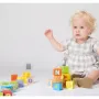 Cuburi educative, Joueco, Alfabetul, 30 piese, Din lemn certificat FSC, 12 luni+, Multicolor - 5