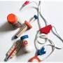 Joueco - Jucarie Set doctor, Din lemn certificat FSC, 25x18 cm, 24 luni+, 8 piese, Multicolor - 6