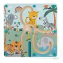 Labirint magnetic, Free2Play, Cu bile, Din lemn, Dezvolta abilitatile motorii, Stimuleaza concentrarea si rabdarea, 22,5x22x5 cm, 36 luni+, Multicolor - 1