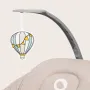 Leagan, Lionelo, Rio, Electric, Cu 3 viteze de leganare, Cu 8 melodii, Cu telecomanda, Cu husa detasabila, Cu perna detasabila, Centura in 3 puncte, Pana la 9 kg, Bej - 6