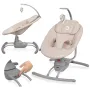 Leagan, Lionelo, Rio, Electric, Cu 3 viteze de leganare, Cu 8 melodii, Cu telecomanda, Cu husa detasabila, Cu perna detasabila, Centura in 3 puncte, Pana la 9 kg, Bej - 8