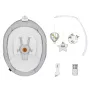 Balansoar, Lionelo, Bella, Multifunctional, Electric, Scaun reglabil, Ecran tactil si telecomanda, 6 miscari unice, 5 viteze, Cu melodii, Gri - 23
