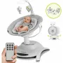 Balansoar, Lionelo, Bella, Multifunctional, Electric, Scaun reglabil, Ecran tactil si telecomanda, 6 miscari unice, 5 viteze, Cu melodii, Gri - 3