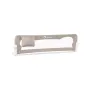 Protectie laterala pat, Lionelo, Eva, Cu buzunar accesorii, 150x35 cm, Conform cu standardul european de securitate BS7072, Bej