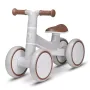 Bicicleta fara pedale, Lionelo, Villy, Cu 4 roti, Din spuma EVA si TPR, Stabila, Manere moi, antiderapante, 12- 36 luni, Sustine pana la 30 kg, Certificata EN 71-1:2014, EN 71-2:2011, EN 71-3:2019, Bej - 3