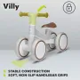Bicicleta fara pedale, Lionelo, Villy, Cu 4 roti, Din spuma EVA si TPR, Stabila, Manere moi, antiderapante, 12- 36 luni, Sustine pana la 30 kg, Certificata EN 71-1:2014, EN 71-2:2011, EN 71-3:2019, Bej - 13