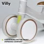 Bicicleta fara pedale, Lionelo, Villy, Cu 4 roti, Din spuma EVA si TPR, Stabila, Manere moi, antiderapante, 12- 36 luni, Sustine pana la 30 kg, Certificata EN 71-1:2014, EN 71-2:2011, EN 71-3:2019, Bej - 15