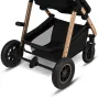 Carucior 3 in 1, Lionelo, Amber, Cadru aluminiu, Cu landou intarit si salteluta moale, Cu scoica auto testata ADAC, Reversibil, Cu accesorii, Geanta parinti, Pana la 22 kg, EN1888-1 EN1888-2 EN1466 ECE R129, Negru onyx - 19
