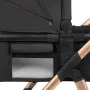 Carucior 3 in 1, Lionelo, Amber, Cadru aluminiu, Cu landou intarit si salteluta moale, Cu scoica auto testata ADAC, Reversibil, Cu accesorii, Geanta parinti, Pana la 22 kg, EN1888-1 EN1888-2 EN1466 ECE R129, Negru onyx - 26
