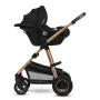 Carucior 3 in 1, Lionelo, Amber, Cadru aluminiu, Cu landou intarit si salteluta moale, Cu scoica auto testata ADAC, Reversibil, Cu accesorii, Geanta parinti, Pana la 22 kg, EN1888-1 EN1888-2 EN1466 ECE R129, Negru onyx - 34