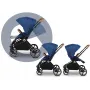 Carucior 2 in 1, Lionelo, Mika, Cadru din aluminiu, Cu landou intarit si salteluta moale, Reversibil, Maner ajustabil, Plasa de tantari, Husa de ploaie, de picioare, 22 kg, Conform cu standardele europene de securitate EN1888-1 EN1888-2, EN1466, Albastru - 18