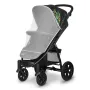 Carucior sport, Lionelo, Annet Tour Dreamin, Editie Limitata, De la nastere, Capotina impermeabila, Cu filtru UPF 50+, Cu maner reglabil, Plasa de tantari, Suport biberon, Saculet pentru picioare, Pana la 22 kg, Cu certificare TUV, Negru - 11
