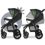 Carucior sport, Lionelo, Annet Tour Dreamin, Editie Limitata, De la nastere, Capotina impermeabila, Cu filtru UPF 50+, Cu maner reglabil, Plasa de tantari, Suport biberon, Saculet pentru picioare, Pana la 22 kg, Cu certificare TUV, Negru - 27