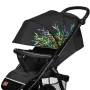 Carucior sport, Lionelo, Annet Tour Dreamin, Editie Limitata, De la nastere, Capotina impermeabila, Cu filtru UPF 50+, Cu maner reglabil, Plasa de tantari, Suport biberon, Saculet pentru picioare, Pana la 22 kg, Cu certificare TUV, Negru - 9