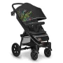 Carucior sport, Lionelo, Annet Tour Dreamin, Editie Limitata, De la nastere, Capotina impermeabila, Cu filtru UPF 50+, Cu maner reglabil, Plasa de tantari, Suport biberon, Saculet pentru picioare, Pana la 22 kg, Cu certificare TUV, Negru - 5