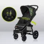 Carucior sport, Lionelo, Annet Tour Dreamin, Editie Limitata, De la nastere, Capotina impermeabila, Cu filtru UPF 50+, Cu maner reglabil, Plasa de tantari, Suport biberon, Saculet pentru picioare, Pana la 22 kg, Cu certificare TUV, Negru - 36
