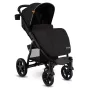 Carucior sport, Lionelo, Annet Plus, De la nastere, Cu accesorii si capotina XXL reglabila, 0 - 22 Kg, Conform cu standardele europene de securitate EN1888-1 si EN1888-2, Negru - 5