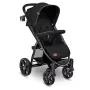 Carucior sport, Lionelo, Annet Plus, De la nastere, Cu accesorii si capotina XXL reglabila, 0 - 22 Kg, Conform cu standardele europene de securitate EN1888-1 si EN1888-2, Negru - 1