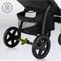 Carucior sport, Lionelo, Annet Plus, De la nastere, Cu accesorii si capotina XXL reglabila, 0 - 22 Kg, Conform cu standardele europene de securitate EN1888-1 si EN1888-2, Negru - 25