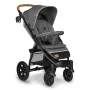 Carucior sport, Lionelo, Annet Tour, De la nastere, Cu capotina impermeabila, Cu filtru UPF 50+, Cu maner reglabil, Plasa de tantari, Suport biberon, Saculet pentru picioare, Pana la 22 kg, Cu certificare TUV, Gri - 1