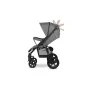 Carucior sport, Lionelo, Annet Tour, De la nastere, Cu capotina impermeabila, Cu filtru UPF 50+, Cu maner reglabil, Plasa de tantari, Suport biberon, Saculet pentru picioare, Pana la 22 kg, Cu certificare TUV, Gri - 16