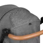 Carucior sport, Lionelo, Annet Tour, De la nastere, Cu capotina impermeabila, Cu filtru UPF 50+, Cu maner reglabil, Plasa de tantari, Suport biberon, Saculet pentru picioare, Pana la 22 kg, Cu certificare TUV, Gri - 9