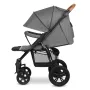 Carucior sport, Lionelo, Annet Tour, De la nastere, Cu capotina impermeabila, Cu filtru UPF 50+, Cu maner reglabil, Plasa de tantari, Suport biberon, Saculet pentru picioare, Pana la 22 kg, Cu certificare TUV, Gri - 11