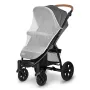 Carucior sport, Lionelo, Annet Tour, De la nastere, Cu capotina impermeabila, Cu filtru UPF 50+, Cu maner reglabil, Plasa de tantari, Suport biberon, Saculet pentru picioare, Pana la 22 kg, Cu certificare TUV, Gri - 15