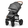 Carucior sport, Lionelo, Annet Tour, De la nastere, Cu capotina impermeabila, Cu filtru UPF 50+, Cu maner reglabil, Plasa de tantari, Suport biberon, Saculet pentru picioare, Pana la 22 kg, Cu certificare TUV, Gri - 6