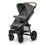 Carucior sport, Lionelo, Annet Tour, De la nastere, Cu capotina impermeabila, Cu filtru UPF 50+, Cu maner reglabil, Plasa de tantari, Suport biberon, Saculet pentru picioare, Pana la 22 kg, Cu certificare TUV, Gri - 5