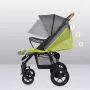 Carucior sport, Lionelo, Annet Tour, De la nastere, Cu capotina impermeabila, Cu filtru UPF 50+, Cu maner reglabil, Plasa de tantari, Suport biberon, Saculet pentru picioare, Pana la 22 kg, Cu certificare TUV, Gri - 27