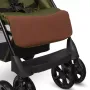 Carucior sport, Lionelo, Emma Plus, Cu tavita, 2 Suporturi pentru pahar, Geanta accesorii, Conform cu standardul european de securitate EN1888-1, Forest Green - 9
