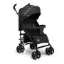 Carucior sport compact, Lionelo, Irma, Spatar ajustabil in 4 pozitii, Suport picioare reglabil, Manere rotative, Pliere tip umbrela, 6- 36 luni, Pana la 15 kg, Conform cu EN1888-1:2018, Negru - 1