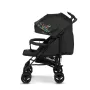 Carucior sport compact, Lionelo, Irma, Spatar ajustabil in 4 pozitii, Suport picioare reglabil, Manere rotative, Pliere tip umbrela, 6- 36 luni, Pana la 15 kg, Conform cu EN1888-1:2018, Negru - 8