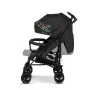 Carucior sport compact, Lionelo, Irma, Spatar ajustabil in 4 pozitii, Suport picioare reglabil, Manere rotative, Pliere tip umbrela, 6- 36 luni, Pana la 15 kg, Conform cu EN1888-1:2018, Negru - 9