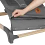 Fotoliu balansoar, Lionelo June AIR, Cu arcada cu jucarii, Ergonomic, Permite circulatia aerului, Balansare manuala, Pliabil, 0 luni+, Gri - 11