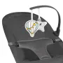 Fotoliu balansoar, Lionelo June AIR, Cu arcada cu jucarii, Ergonomic, Permite circulatia aerului, Balansare manuala, Pliabil, 0 luni+, Gri - 12