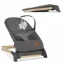 Fotoliu balansoar, Lionelo June AIR, Cu arcada cu jucarii, Ergonomic, Permite circulatia aerului, Balansare manuala, Pliabil, 0 luni+, Gri - 3
