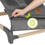 Fotoliu balansoar, Lionelo June AIR, Cu arcada cu jucarii, Ergonomic, Permite circulatia aerului, Balansare manuala, Pliabil, 0 luni+, Gri - 17