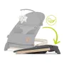 Fotoliu balansoar, Lionelo June AIR, Cu arcada cu jucarii, Ergonomic, Permite circulatia aerului, Balansare manuala, Pliabil, 0 luni+, Gri - 18